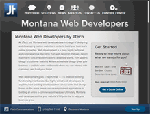 Tablet Screenshot of montanawebdevelopers.com